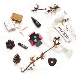 Naturkosmetik Box - Vegan Beauty Basket Weihnachtsbox 2017