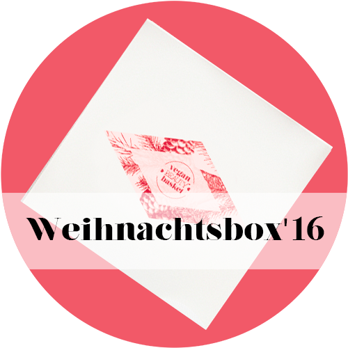 vegan beauty box Weihnachten 2016